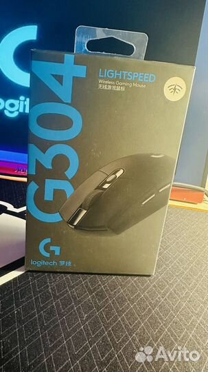 Беспроводная мышь logitech g304 black