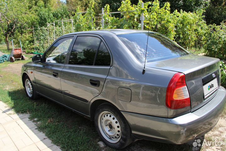 Hyundai Accent 1.5 AT, 2007, 202 500 км