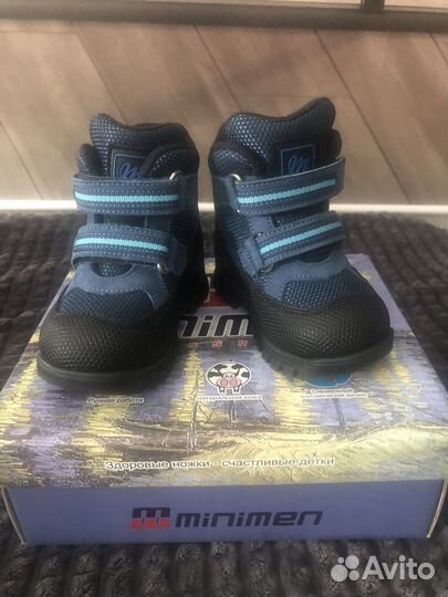 Ботинки демисезонные новые Minimen