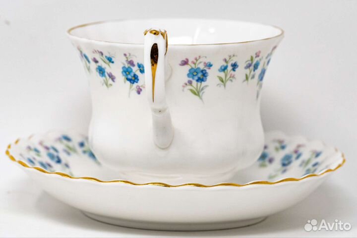 Чайная пара Роял Альберт с незабудками