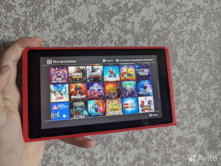 Nintendo switch 32 игры прошитая 256gb