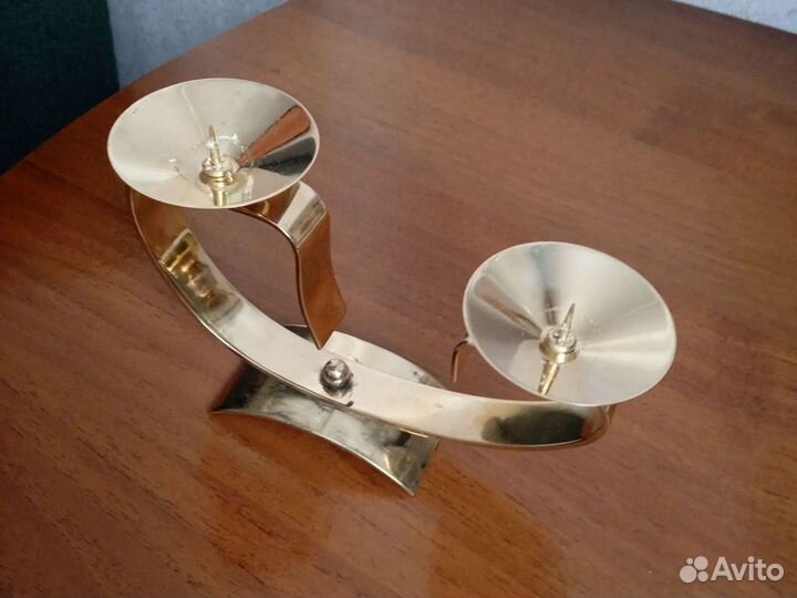 Подсвечник латунь СССР