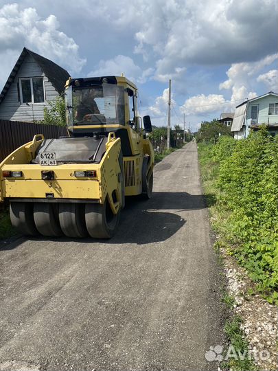 Отсыпка асфальтной крошкой