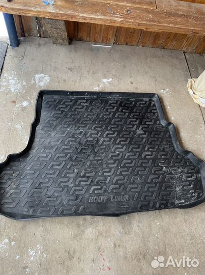 Коврик в багажник kia rio 3