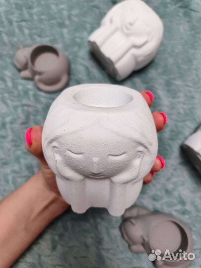 Подсвечник Дева, Котик