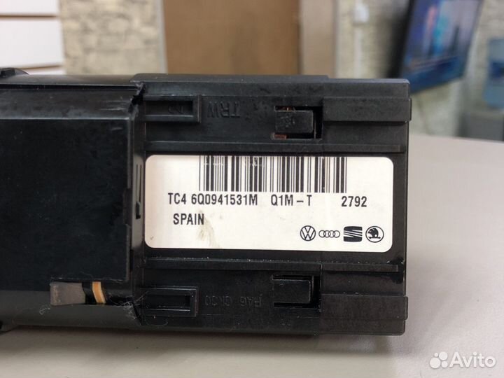 Выключатель света для фольксваген поло седан