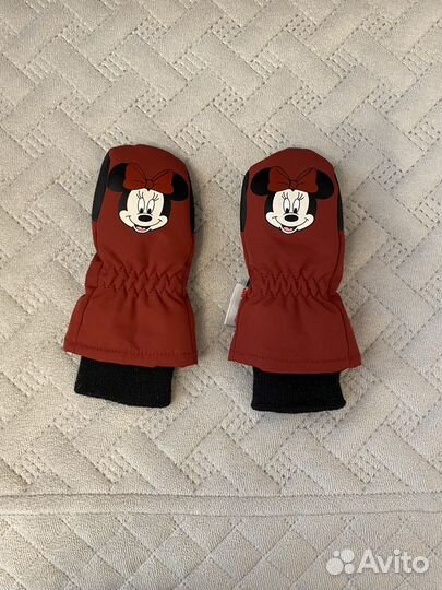 Варежки детские зимние непромокаемые 1,5-2 года