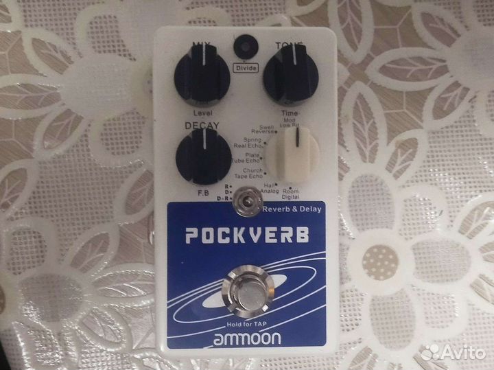 Гитарная педаль Ammoon Pockverb delay reverb