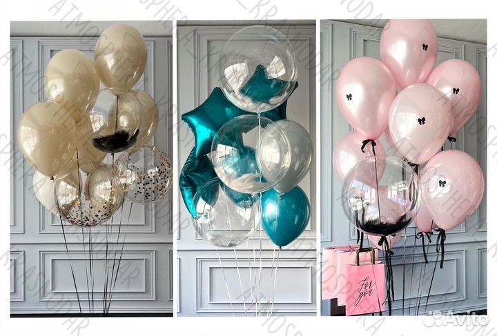 Воздушные шары, гелиевые шары, воздушные шарики