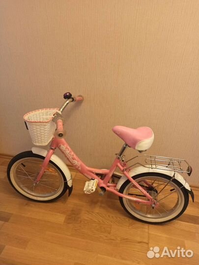 Велосипед детский Novatrack, цвет: розовый, 16