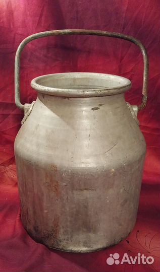 Алюминиевый бидон СССР 15л