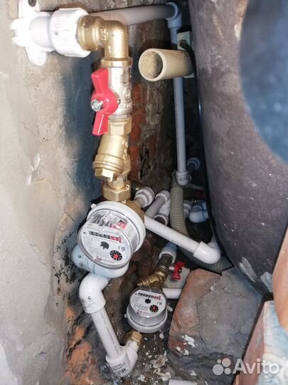 Замена, установка счетчиков воды