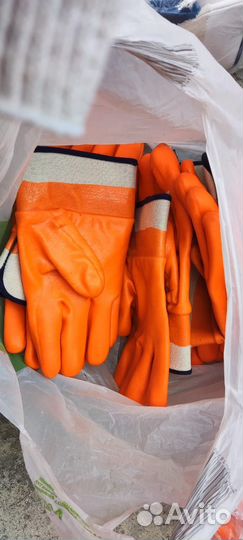 Перчатки рабочие резиновые