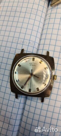 Часы полет СССР позолота
