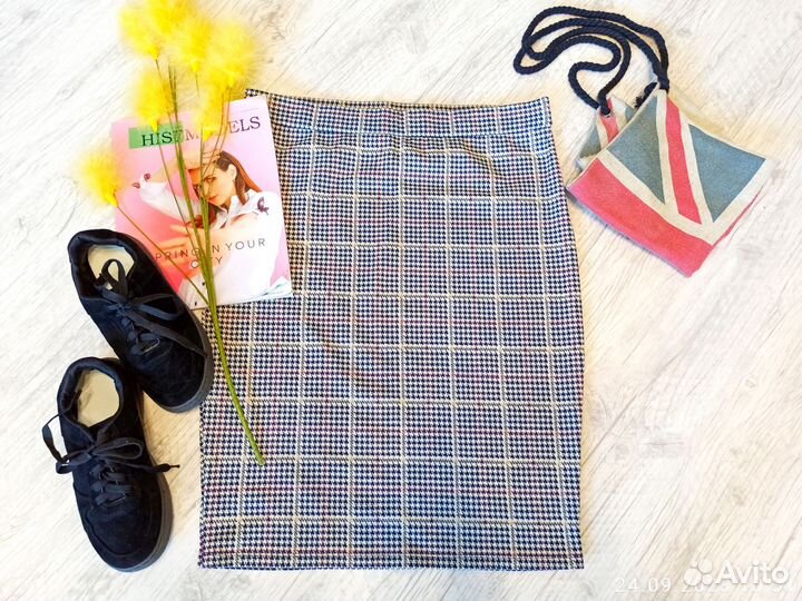 Женские вещи пакетом 48 50 юбка кеды сумка шопер