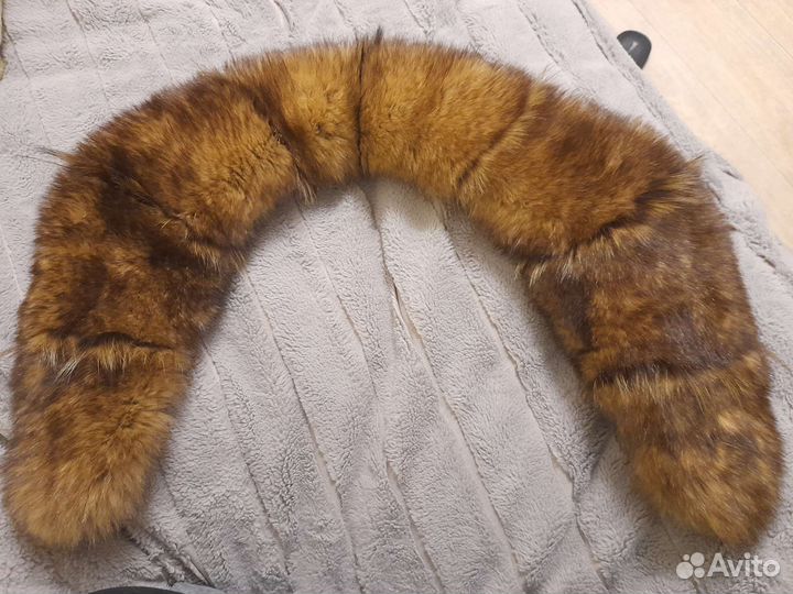 Меховой воротник песец