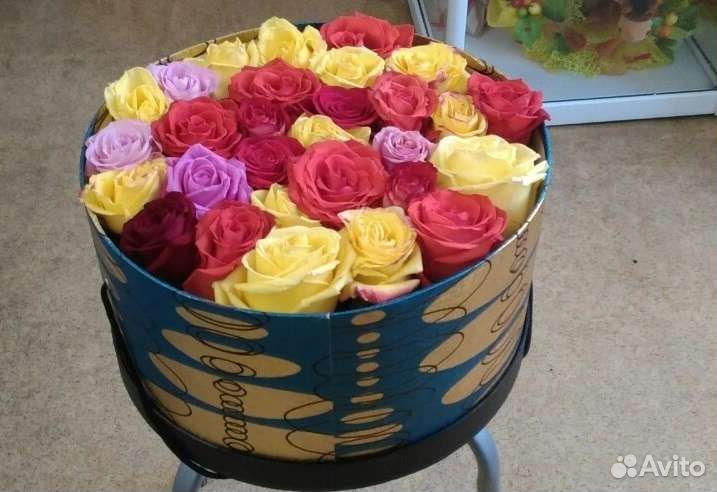 Цветы розы букет