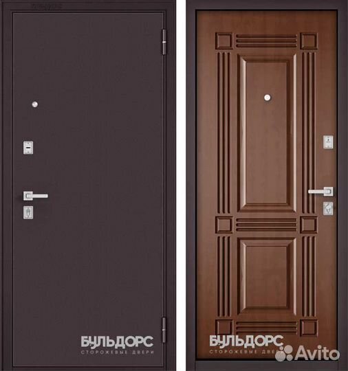 Дверь входная Бульдорс mass 70 C-4 Карамель