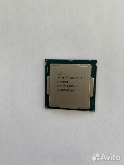 Процессор intel core i3 9100f