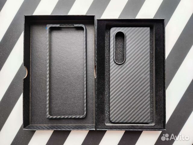 Z Fold 4 Премиум Карбон Чехол Samsung Galaxy