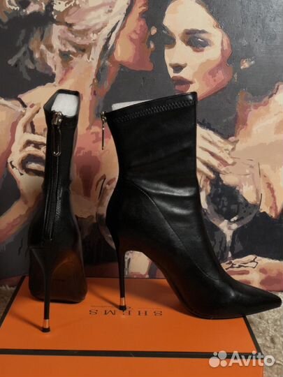 Сапоги ботильоны 37