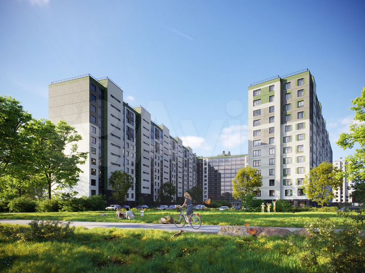 2-к. квартира, 59 м², 2/12 эт.