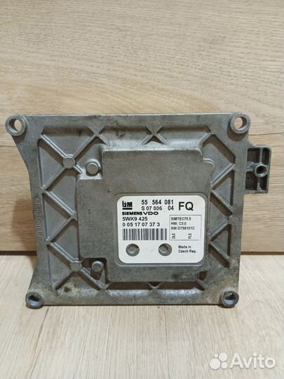 Блок управления двигателем Opel Astra h