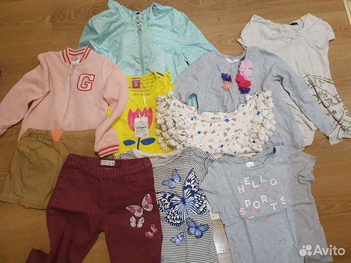 Одежда 4-6 лет, кроссовки asics