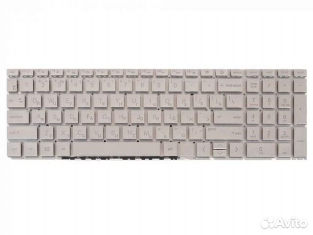 Клавиатура для ноутбука HP Envy 15-ED 17-CG серебр