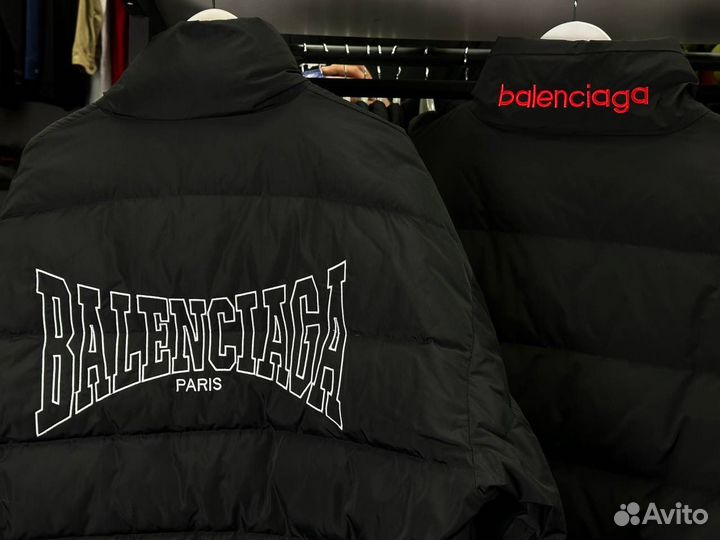 Куртка зимняя balenciaga (двухсторонняя)