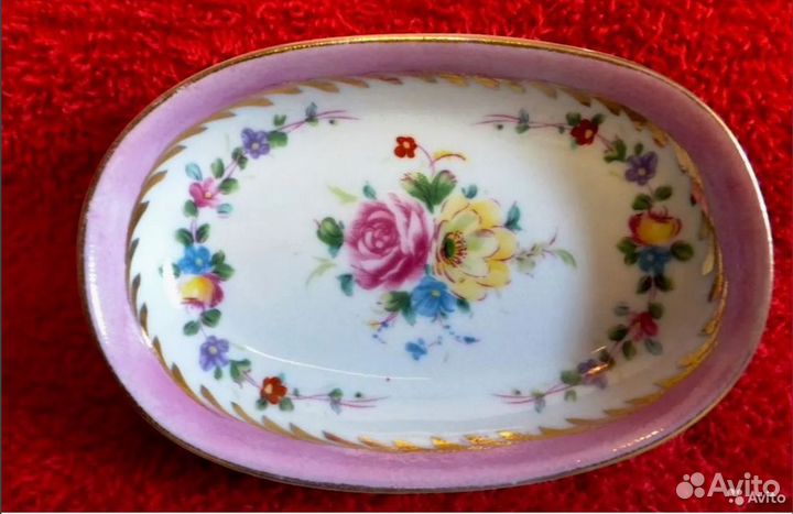 Мыльница. Дания. lisbeth dahl. Ручная роспись