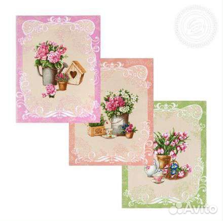 Комплекты подарочных полотенец из рогожки