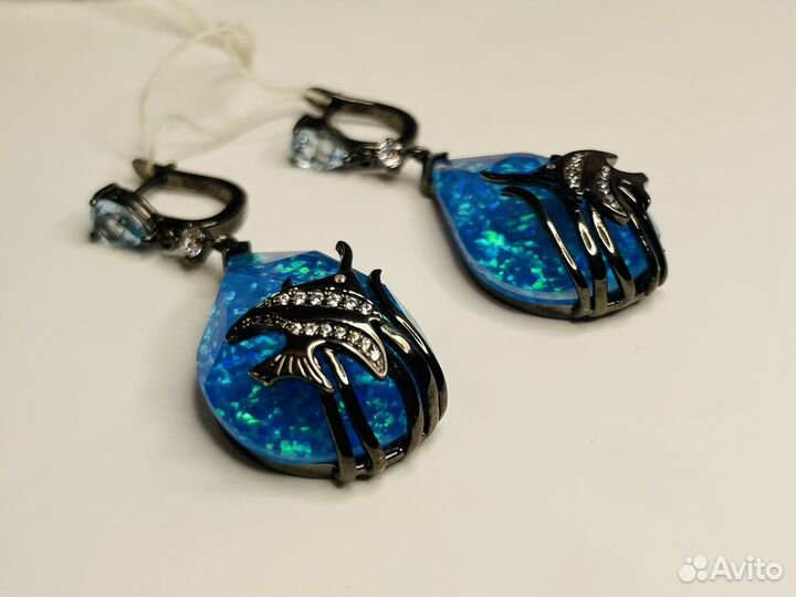 Серебряные серьги