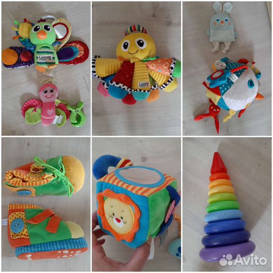 Развивающие игрушки для малыша пакетом