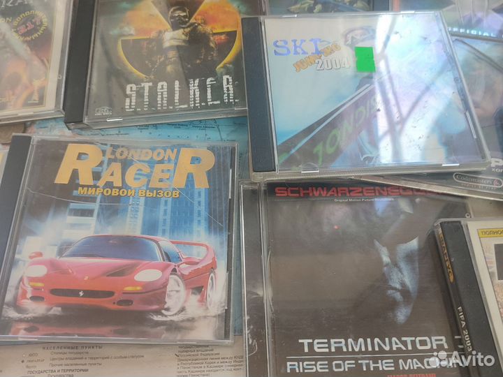 Игры на дисках разные