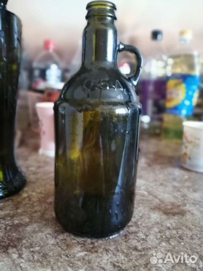 Бутылка стеклянная