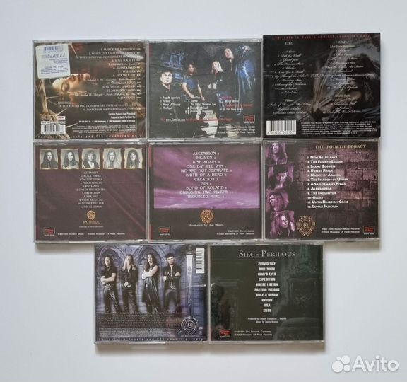 Музыкальные cd диски Kamelot. IQ