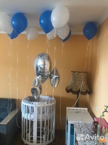 Детская кроватка овал новая