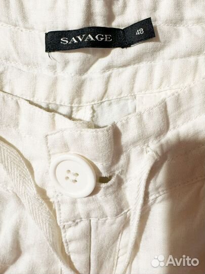 Штаны белые женские летние 46/48р