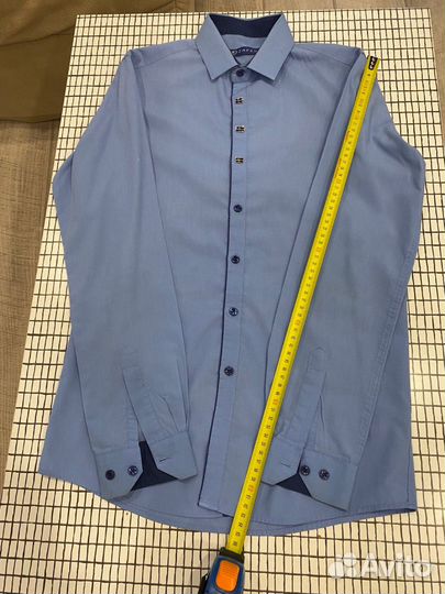 Рубашки голубые для школьника