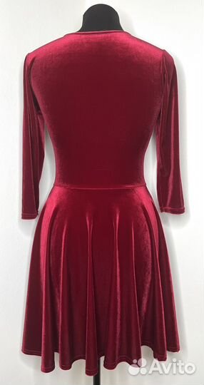 Бархатное платье boohoo 42/44