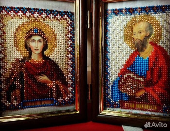 Вышивка бисером иконы