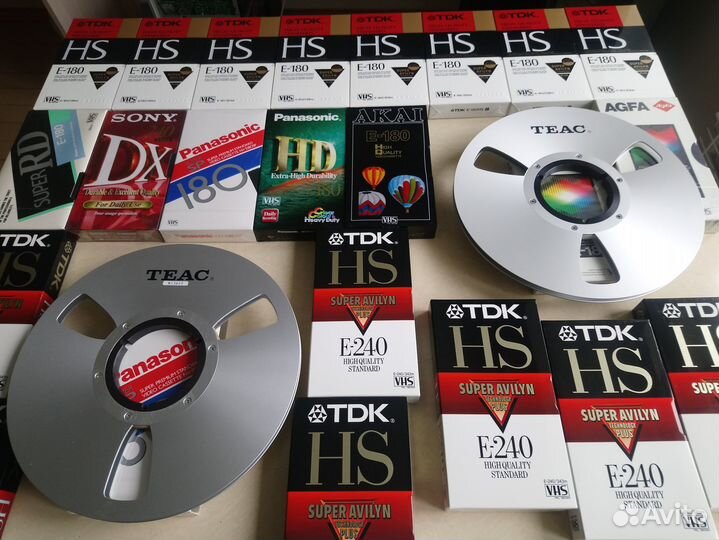 Запись на кассеты, катушки, видеокассеты