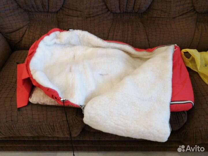 Конверт (чехол) для малыша зимний в коляску