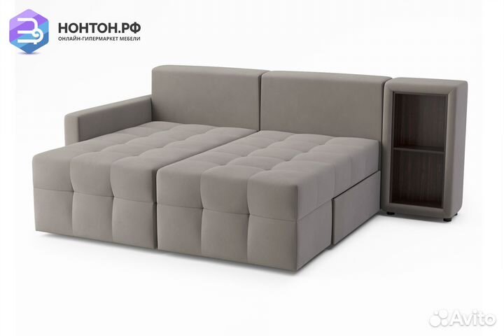 Диван угловой трансформер Самми серый