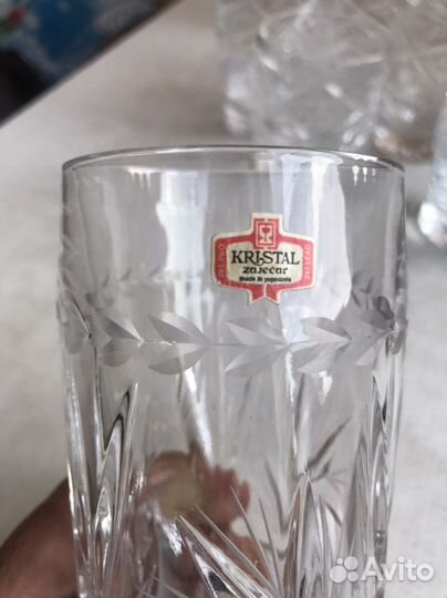 Вазы хрустальные, фужеры, бокалы