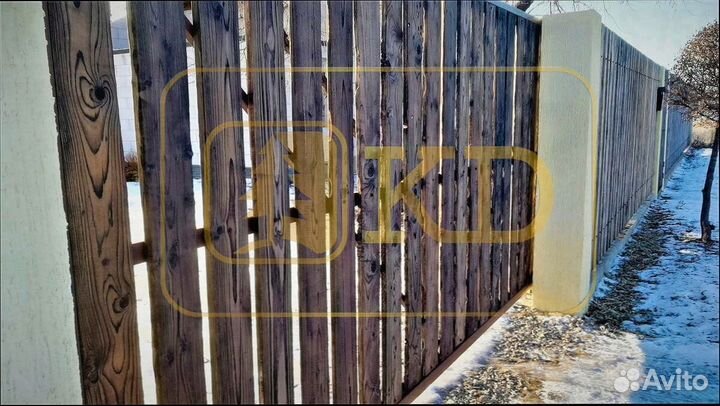 Штакетник деревянный оптом