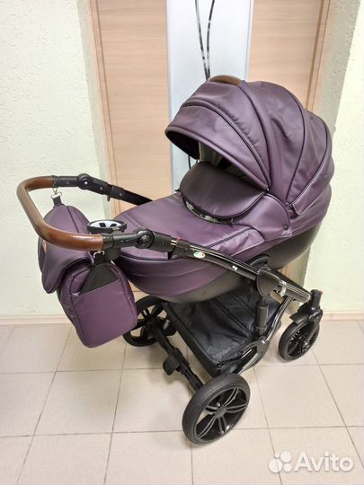 Шикарная коляска Mirelo Venezia 3 в 1. Экокожа