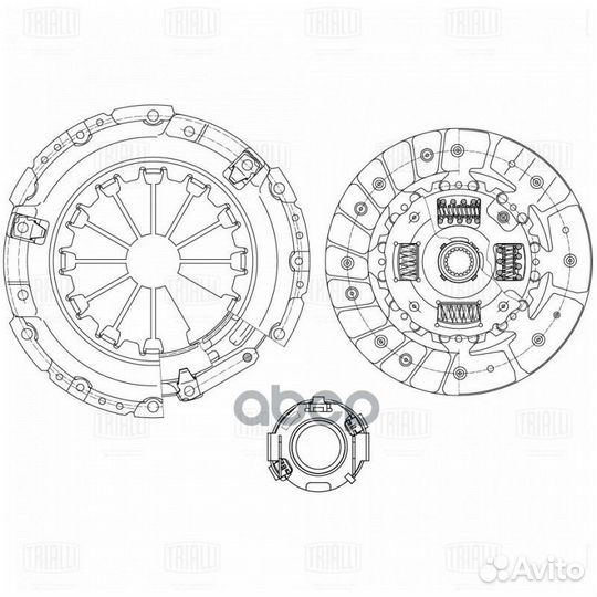 Сцепление в сборе FR 2712 Trialli