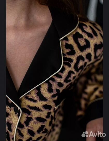 Пижама леопардовая 50р
